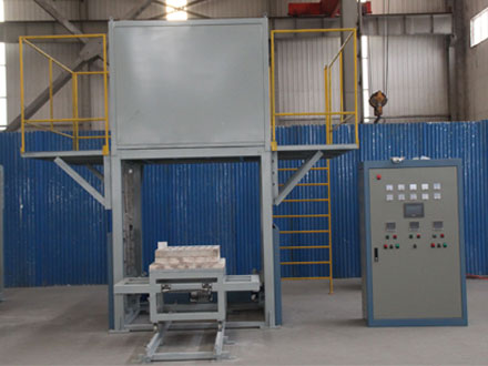 洛陽西格馬高溫電爐1800度鐘罩爐\液壓升降爐